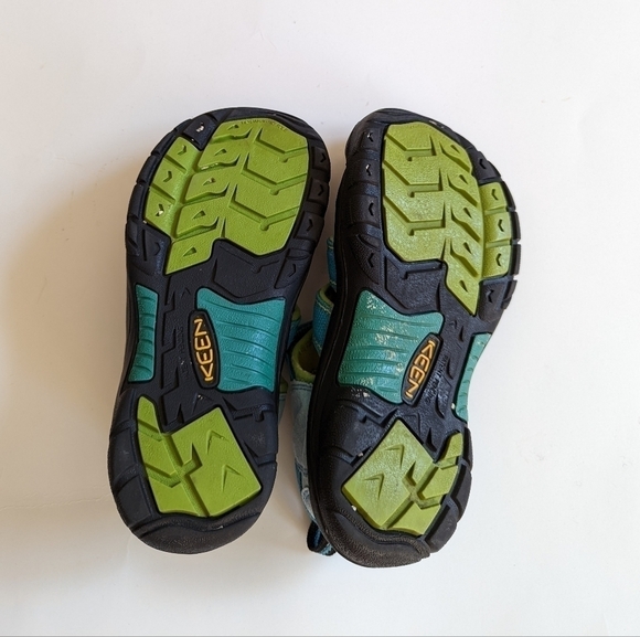 Keen Big Kids Sandals Blue Green Unisex Boys Girls 2 - Picture 5 of 10